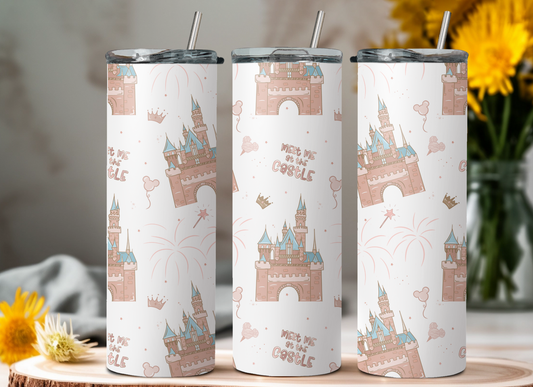 Pink Castle Tumbler