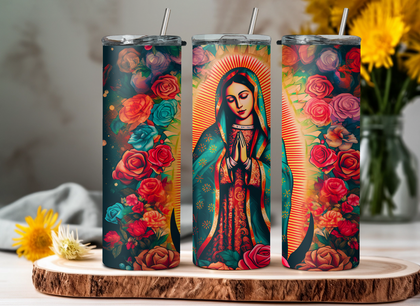 Virgen Mary Tumbler