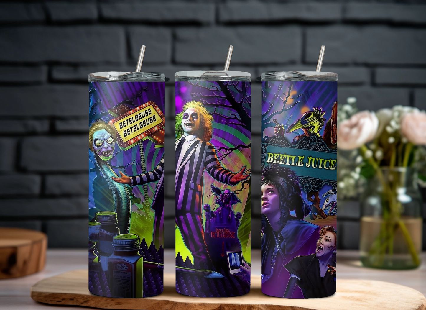 Beetlejuice Tumbler